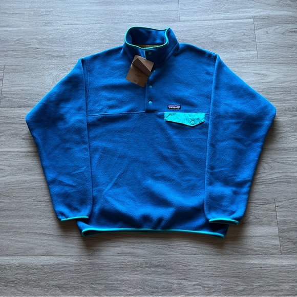 Patagonia Other - Patagonia Synchilla Snap-T jacket men’s size M blue.